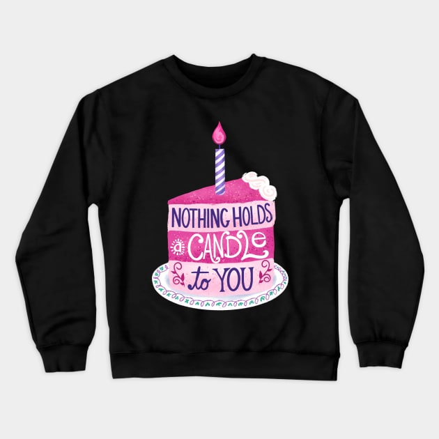 Cute Birthday Cake Slice Crewneck Sweatshirt by SWON Design